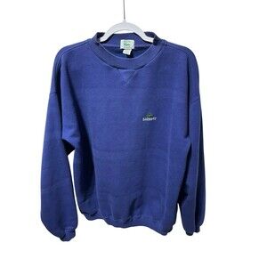 Izod Lacoste Vintage Men’s Royal Blue Crew Neck Sweatshirt Size L